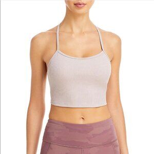 NWT - Alo Yoga Dusty Pink Cropped Tank / Sports Bra
